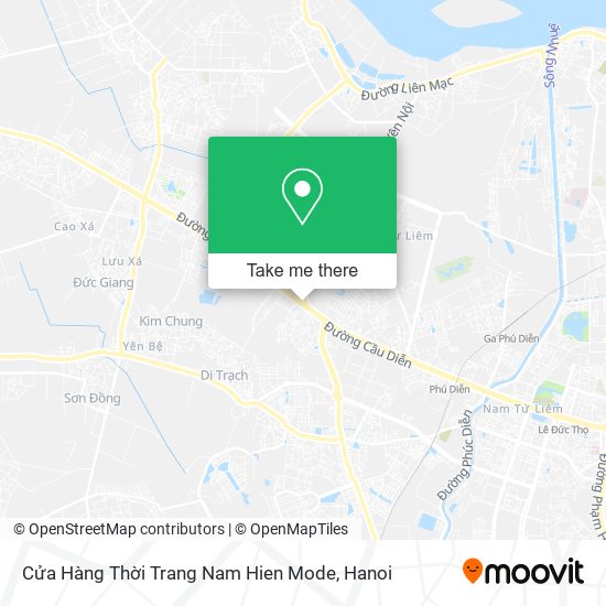 Cửa Hàng Thời Trang Nam Hien Mode map