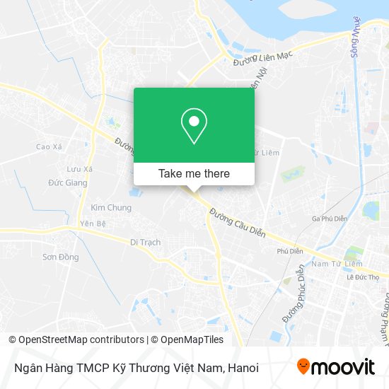 Ngân Hàng TMCP Kỹ Thương Việt Nam map