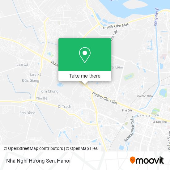 Nhà Nghỉ Hương Sen map