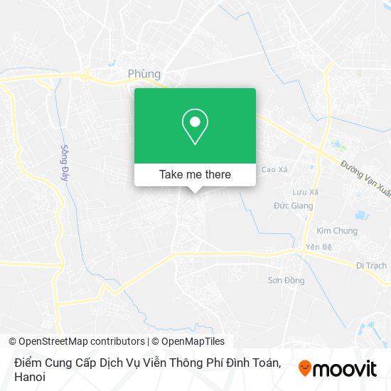 Điểm Cung Cấp Dịch Vụ Viễn Thông Phí Đình Toán map