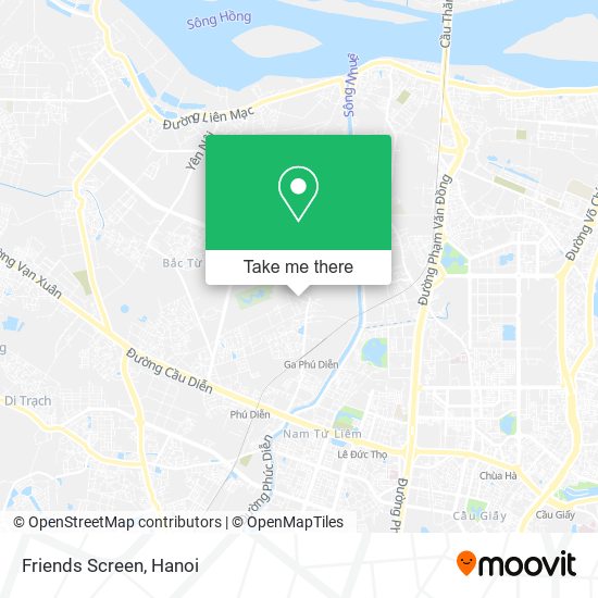 Friends Screen map