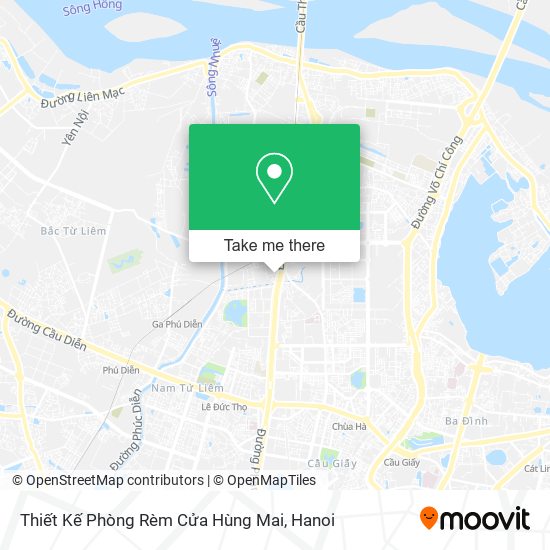 Thiết Kế Phòng Rèm Cửa Hùng Mai map