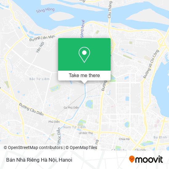 Bán Nhà Riêng Hà Nội map