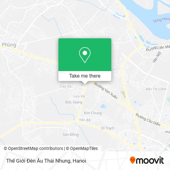 Thế Giới Đèn Âu Thái Nhung map