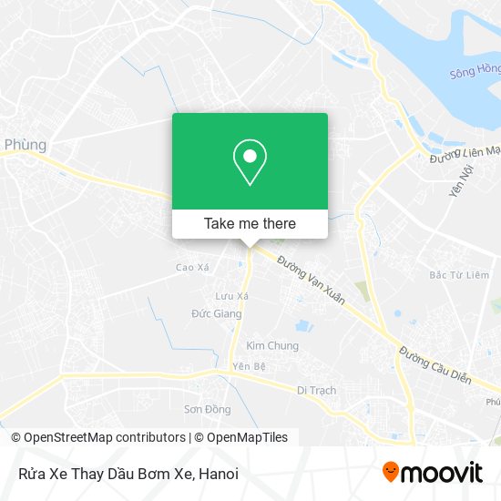 Rửa Xe Thay Dầu Bơm Xe map