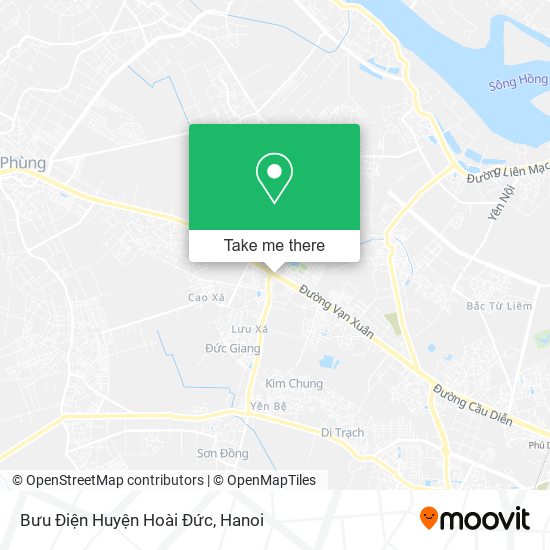 Bưu Điện Huyện Hoài Đức map