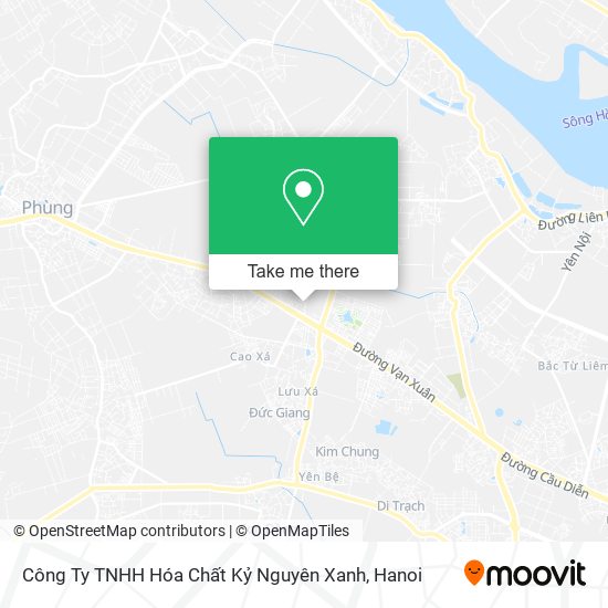 Công Ty TNHH Hóa Chất Kỷ Nguyên Xanh map
