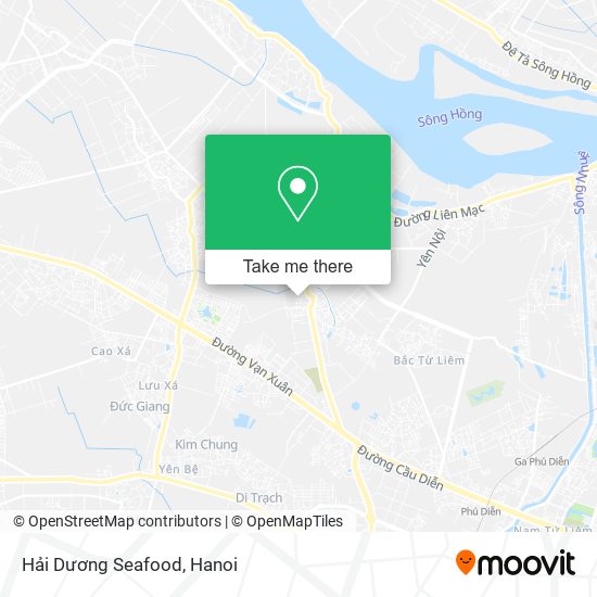 Hải Dương Seafood map