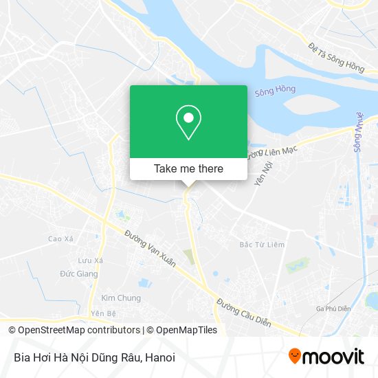 Bia Hơi Hà Nội Dũng Râu map