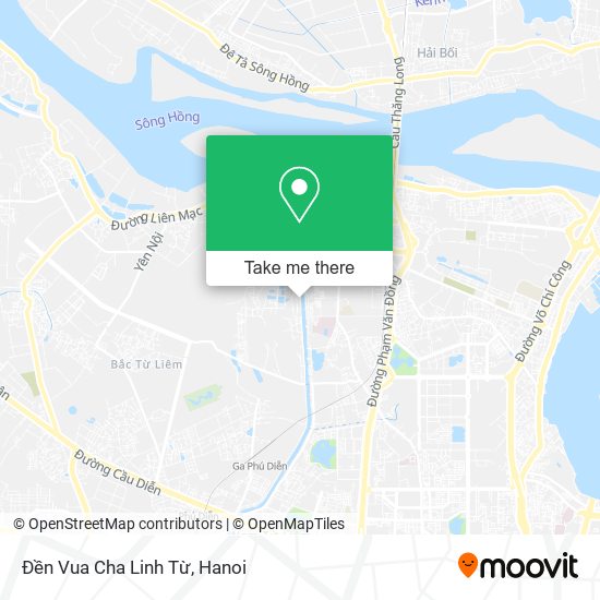 Đền Vua Cha Linh Từ map