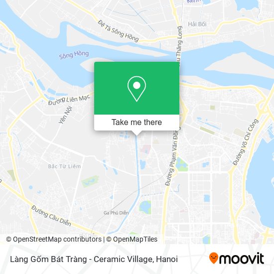Làng Gốm Bát Tràng - Ceramic Village map