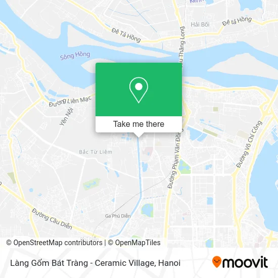 Làng Gốm Bát Tràng - Ceramic Village map