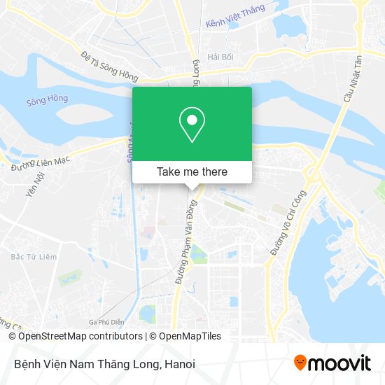 Bệnh Viện Nam Thăng Long map