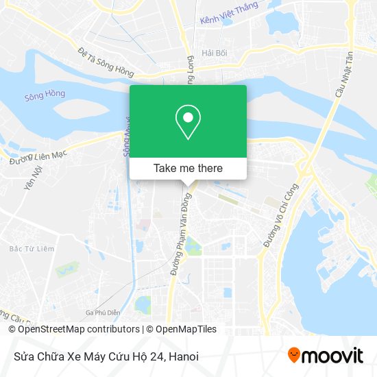 Sửa Chữa Xe Máy Cứu Hộ 24 map