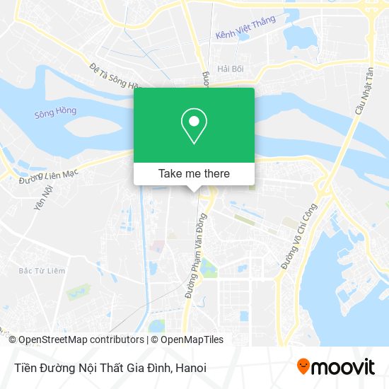 Tiền Đường Nội Thất Gia Đình map