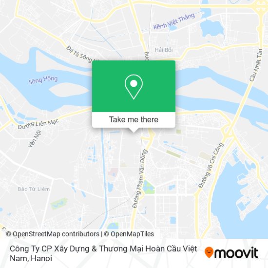 Công Ty CP Xây Dựng & Thương Mại Hoàn Cầu Việt Nam map