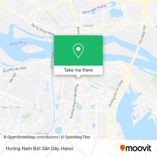 Hướng Nam Bột Sắn Dây map