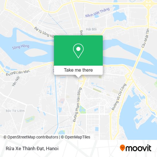 Rửa Xe Thành Đạt map