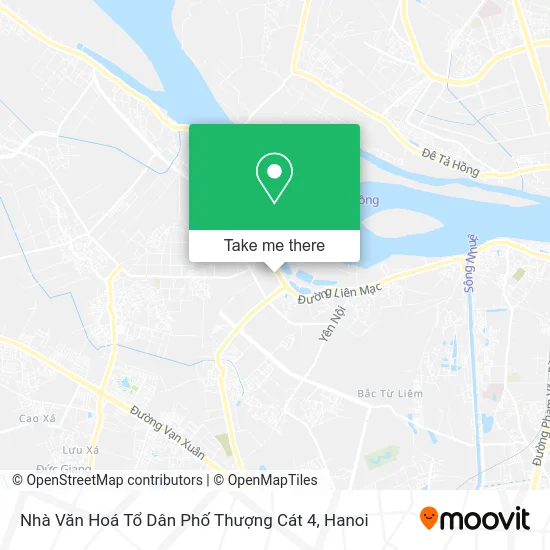 Nhà Văn Hoá Tổ Dân Phố Thượng Cát 4 map