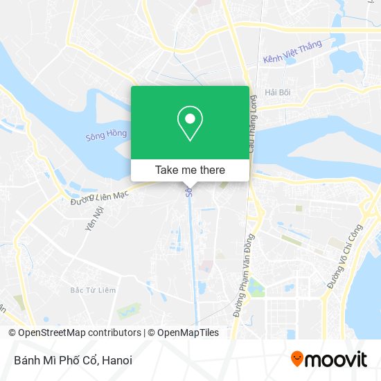 Bánh Mì Phố Cổ map