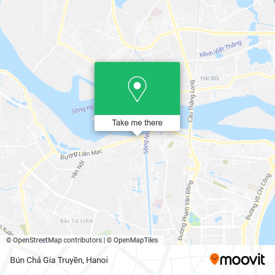 Bún Chả Gia Truyền map