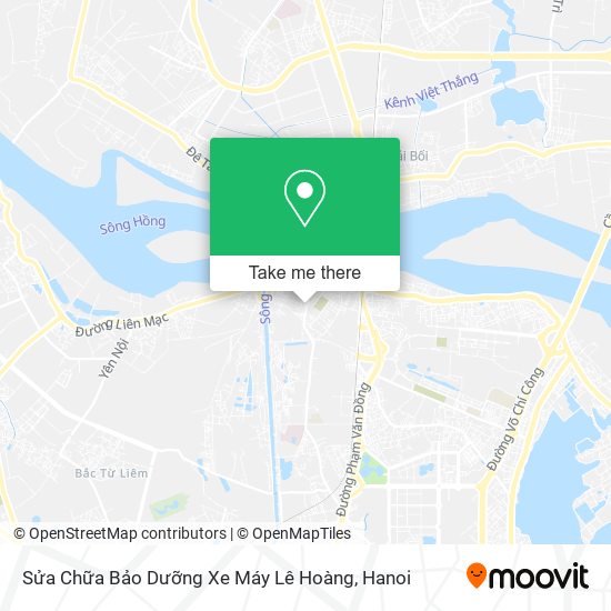 Sửa Chữa Bảo Dưỡng Xe Máy Lê Hoàng map
