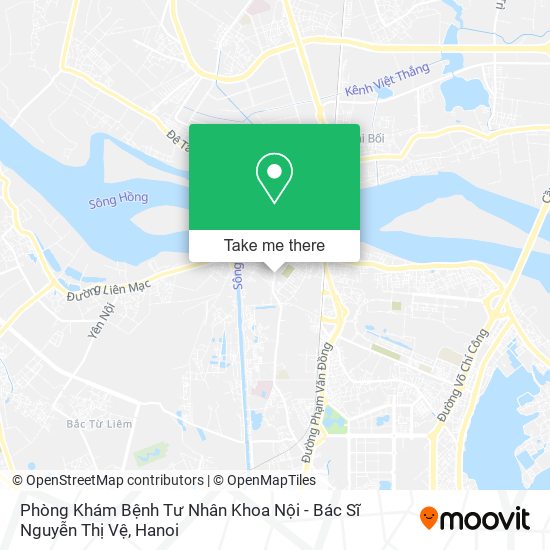 Phòng Khám Bệnh Tư Nhân Khoa Nội - Bác Sĩ Nguyễn Thị Vệ map