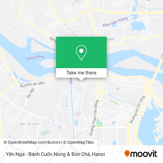 Yến Nga - Bánh Cuốn Nóng & Bún Chả map