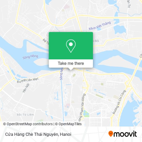 Cửa Hàng Chè Thái Nguyên map