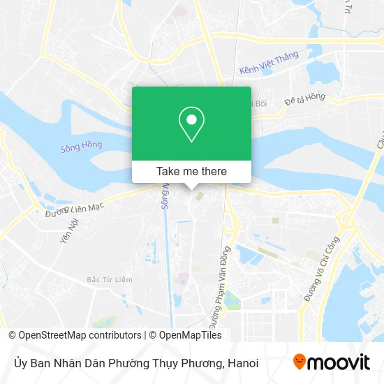 Ủy Ban Nhân Dân Phường Thụy Phương map