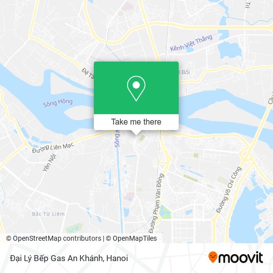 Đại Lý Bếp Gas An Khánh map