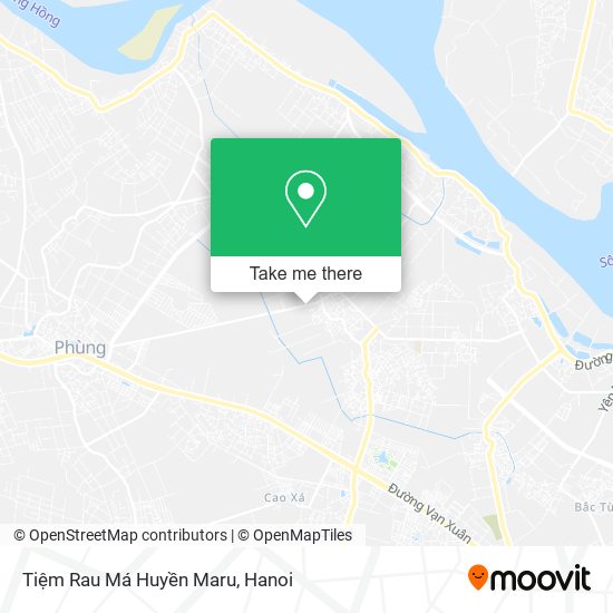 Tiệm Rau Má Huyền Maru map