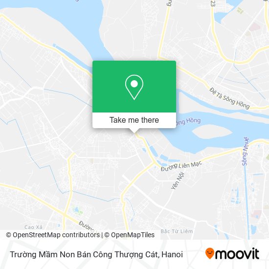 Trường Mầm Non Bán Công Thượng Cát map