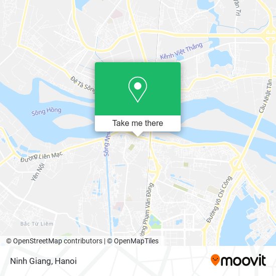 Ninh Giang map