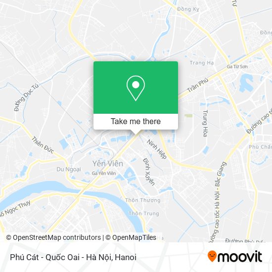 Phú Cát - Quốc Oai - Hà Nội map