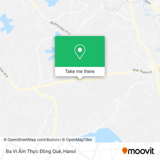 Ba Vì Ẩm Thực Đồng Quê map