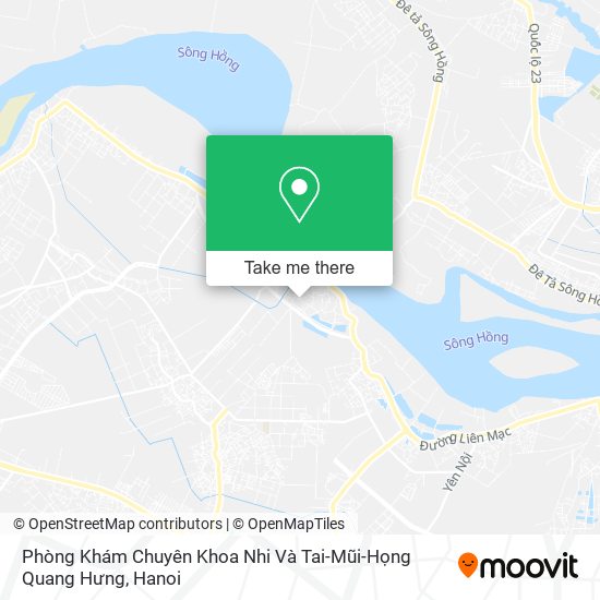 Phòng Khám Chuyên Khoa Nhi Và Tai-Mũi-Họng Quang Hưng map