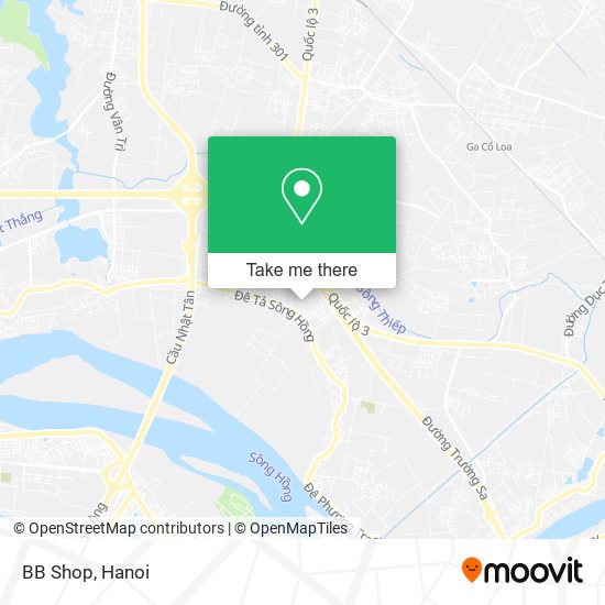 BB Shop map