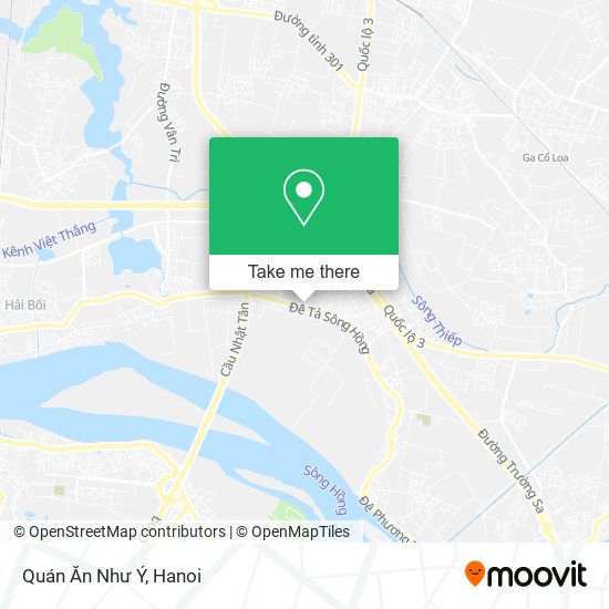 Quán Ăn Như Ý map
