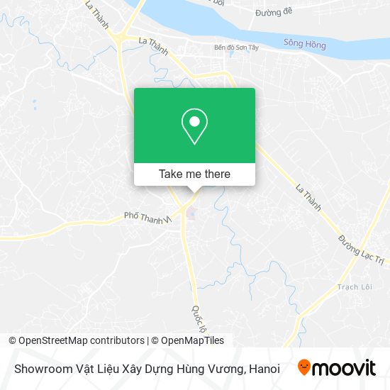 Showroom Vật Liệu Xây Dựng Hùng Vương map