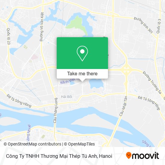 Công Ty TNHH Thương Mại Thép Tú Anh map