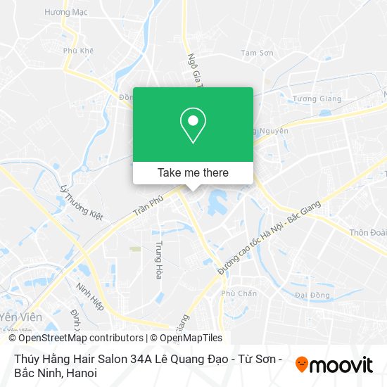 Thúy Hằng Hair Salon 34A Lê Quang Đạo - Từ Sơn - Bắc Ninh map