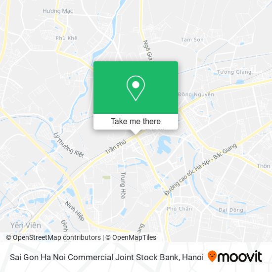 Sai Gon Ha Noi Commercial Joint Stock Bank map