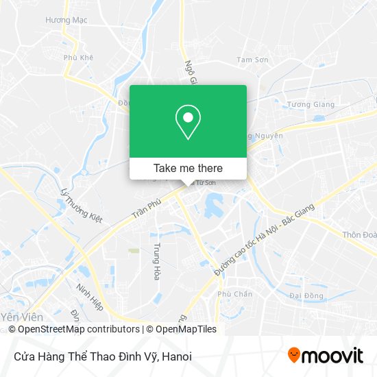 Cửa Hàng Thể Thao Đình Vỹ map