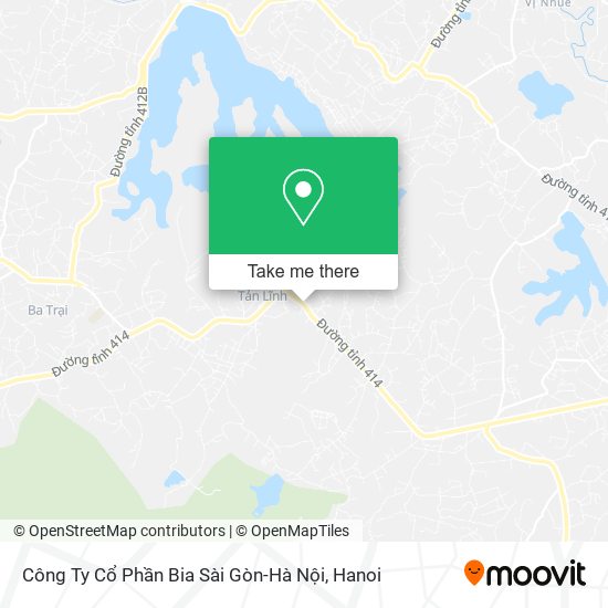 Công Ty Cổ Phần Bia Sài Gòn-Hà Nội map