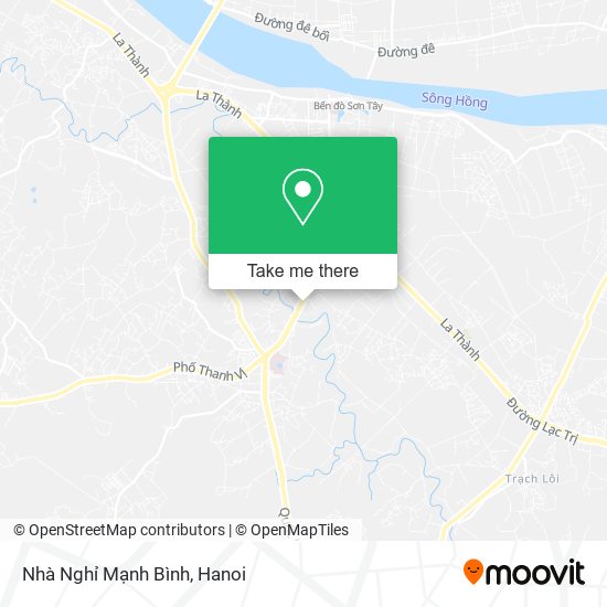 Nhà Nghỉ Mạnh Bình map