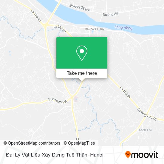 Đại Lý Vật Liệu Xây Dựng Tuệ Thân map