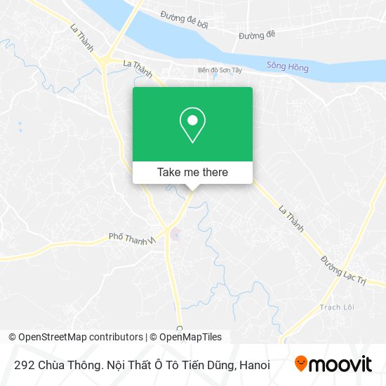 292 Chùa Thông. Nội Thất Ô Tô Tiến Dũng map