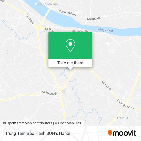 Trung Tâm Bảo Hành SONY map