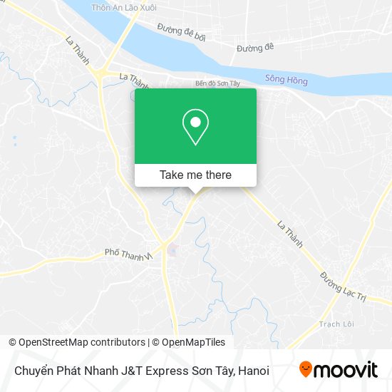 Chuyển Phát Nhanh J&T Express Sơn Tây map